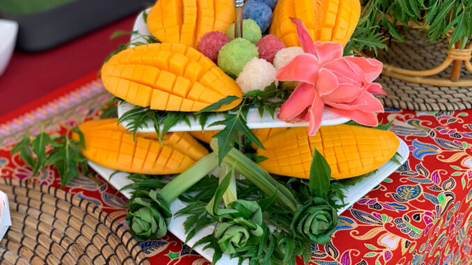 Hand Carved Thai Fruit